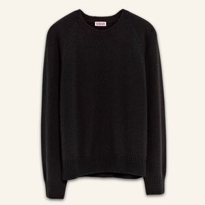 Women's Black Crew Neck Sweater